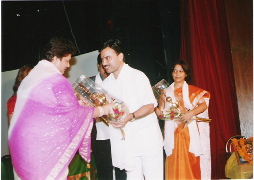 Receiving Prakrati Ratna Award-2004